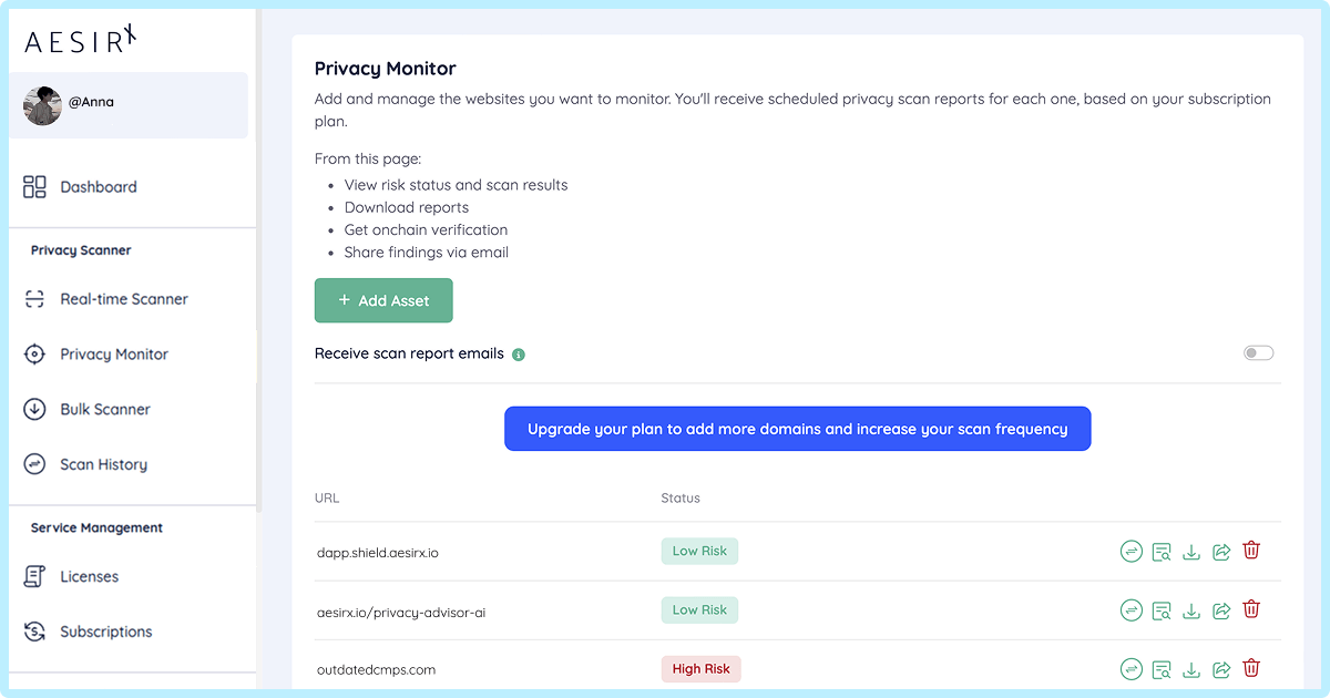 Privacy Monitor 2