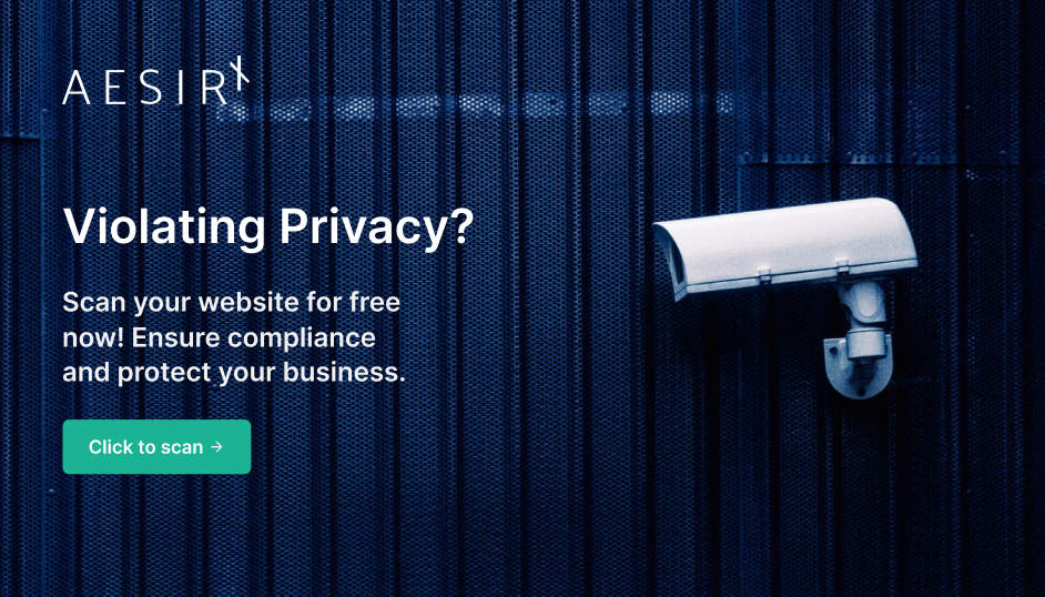 check your website for trust with aesirx privacy scanner
