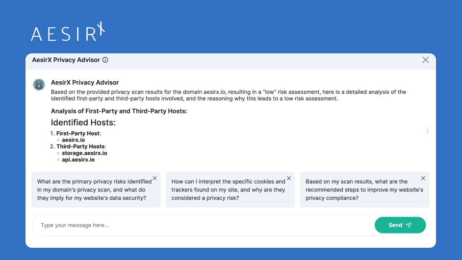 the role of aesirx privacy scanner