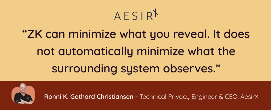 zk can minimize what you reveal