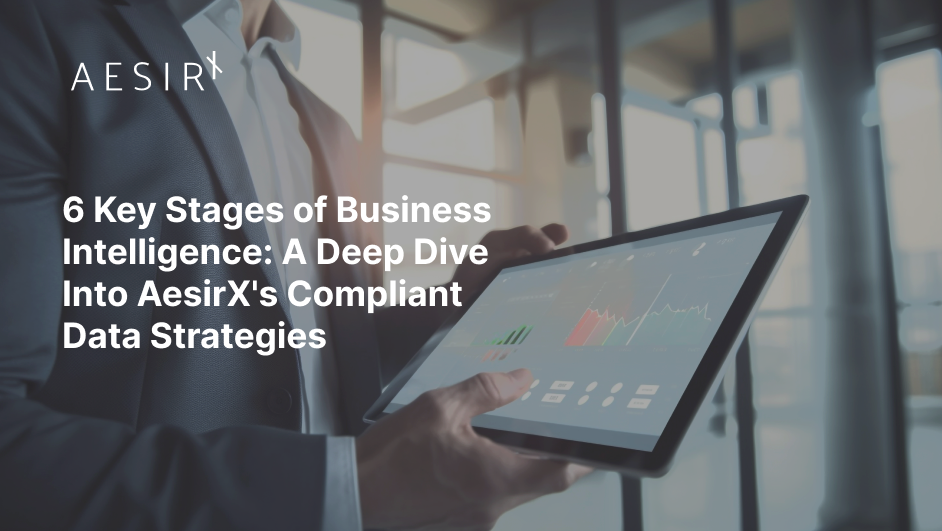 og 6 key stages of business intelligence with aesirx