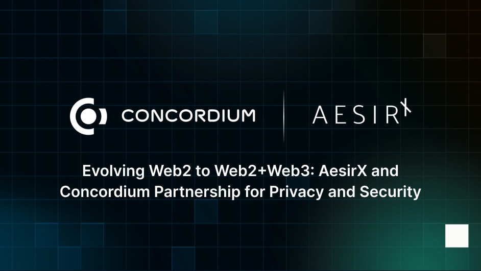 og web2 web3 aesirx and concordium partnership