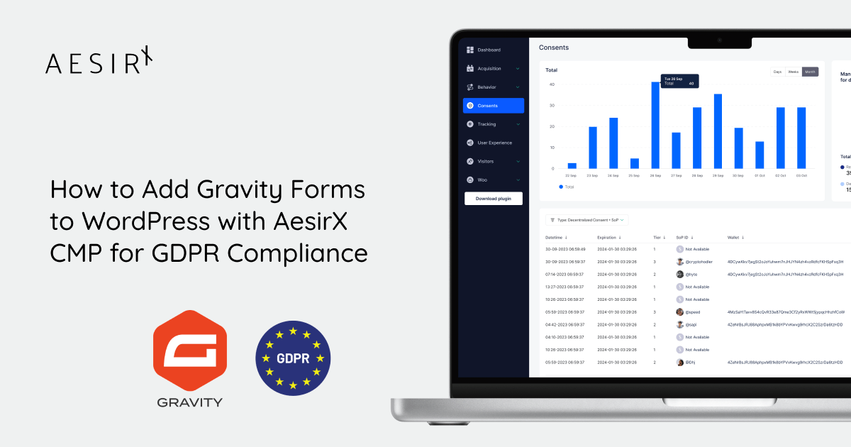 Add Gravity Forms to WordPress for GDPR Compliance