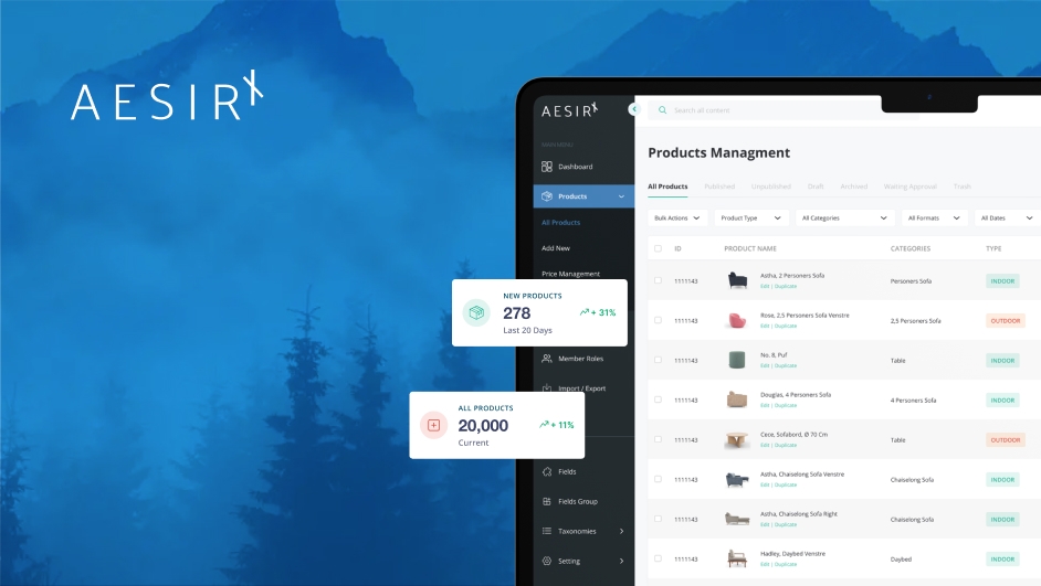 aesirx pim innovating retail product management