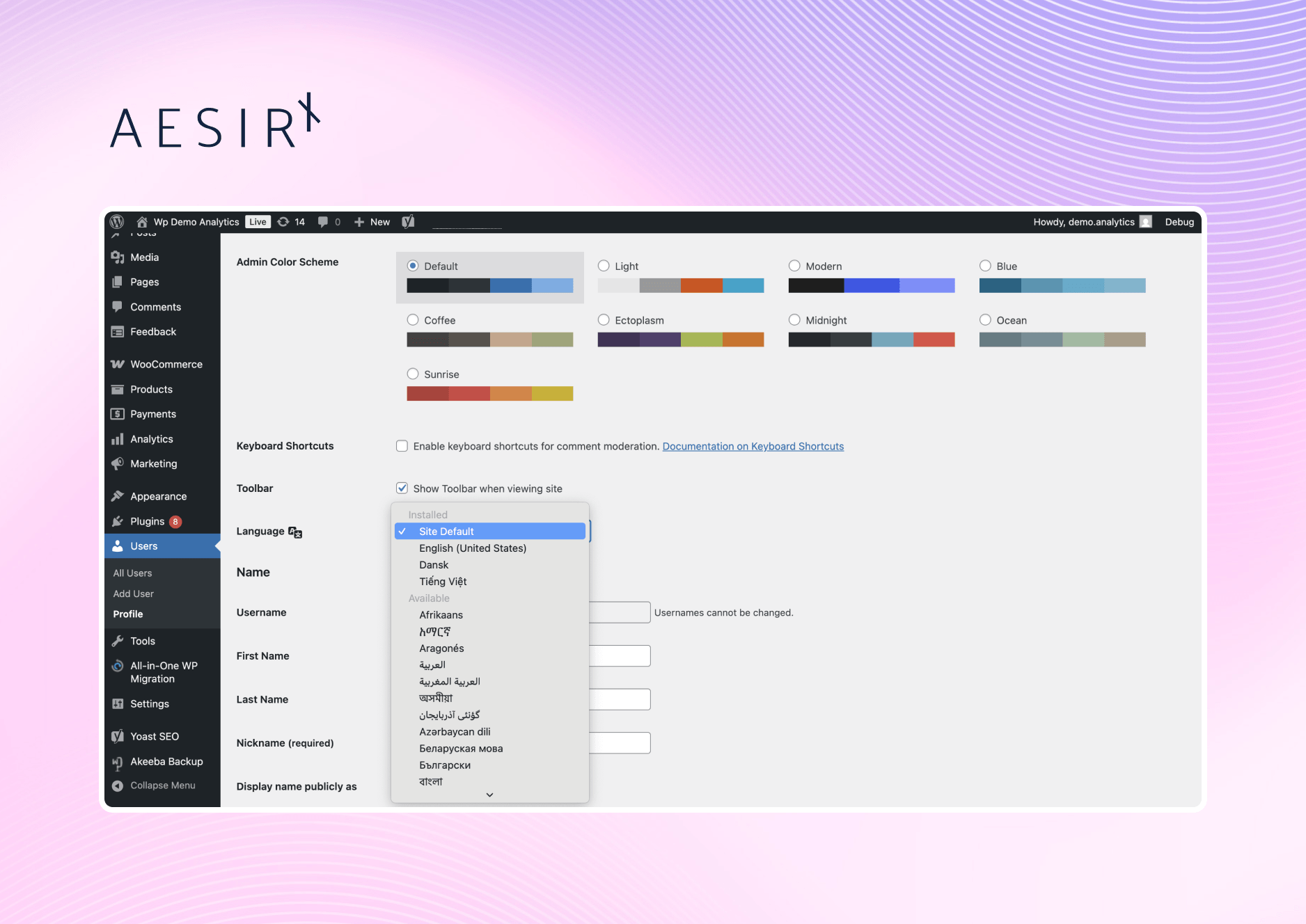 AesirX CMP for WordPress v1 6 0 Graphic 2