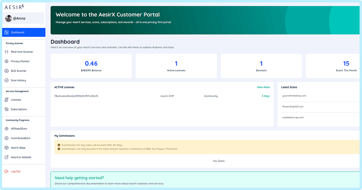 What Youll See After Logging In