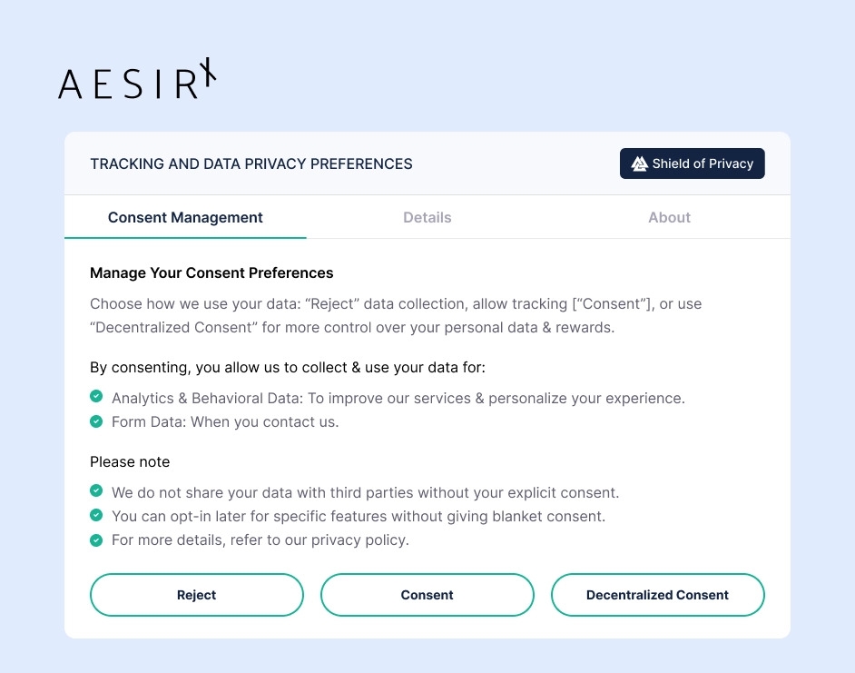 aesirx analytics consent management platform plugin for wordpress
