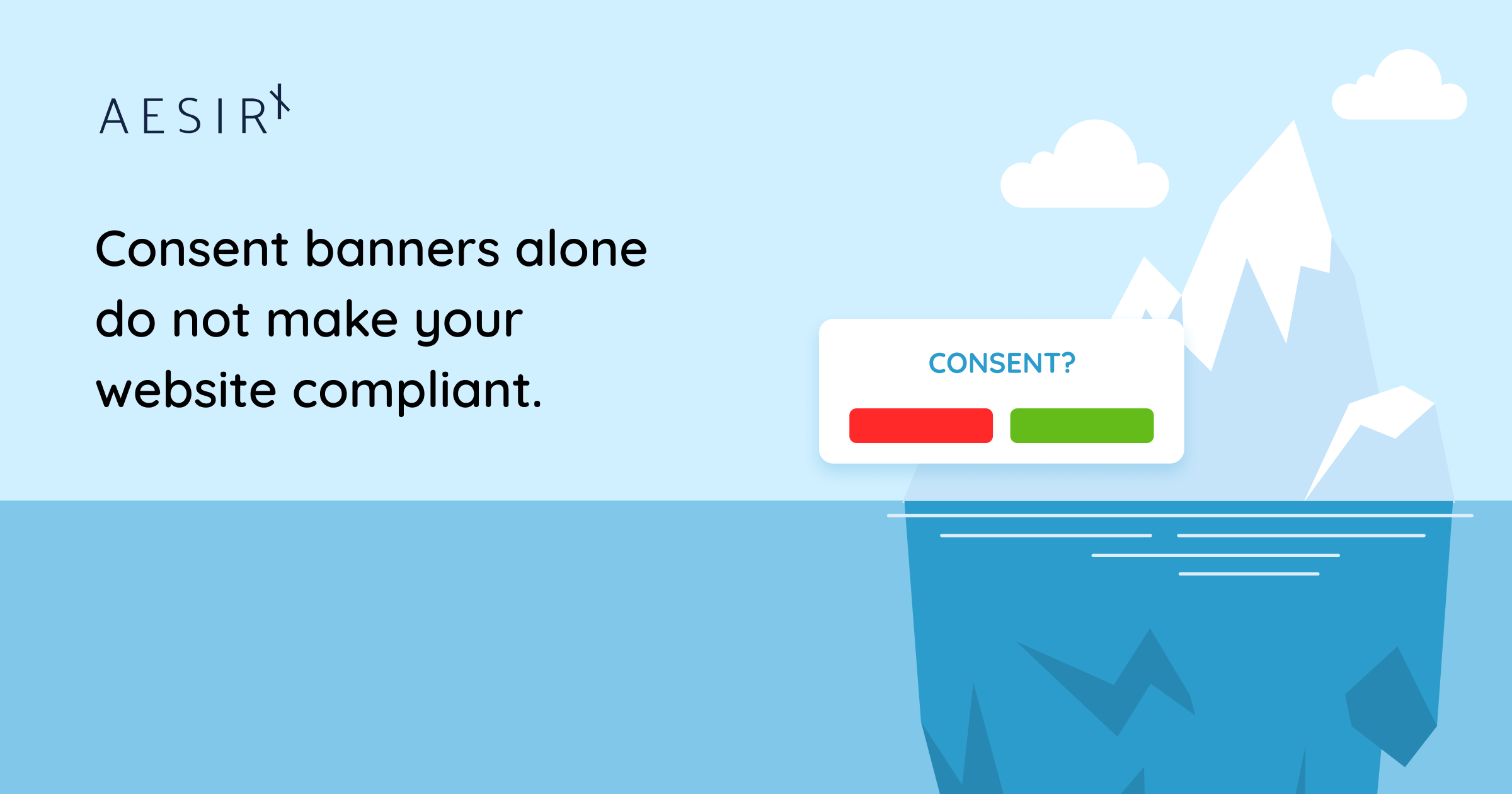consent banners alone do not make your website compliant