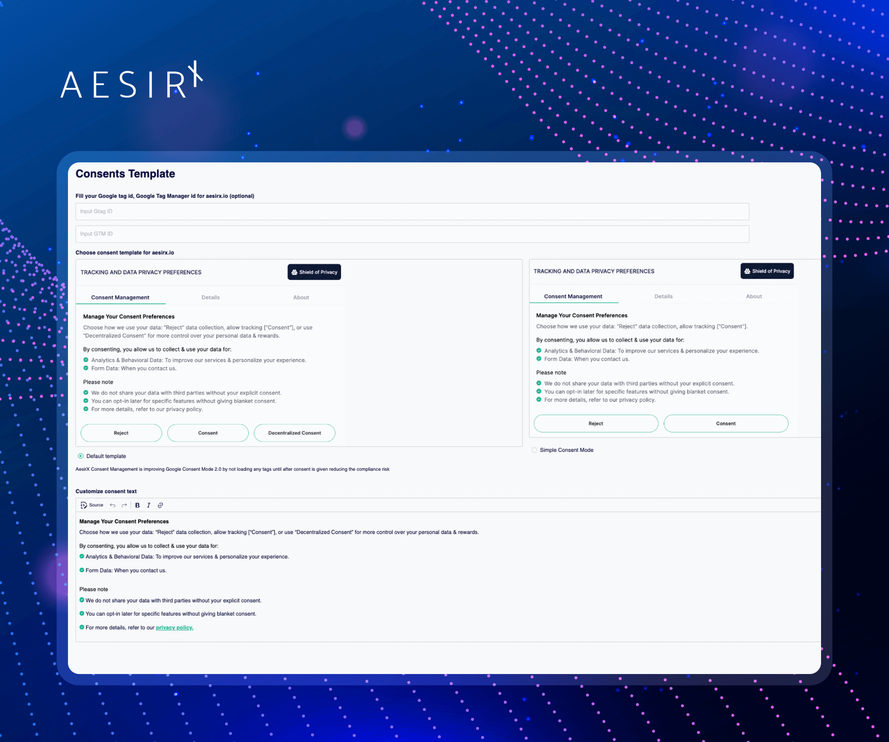 customizable consent solutions for e commerce platforms