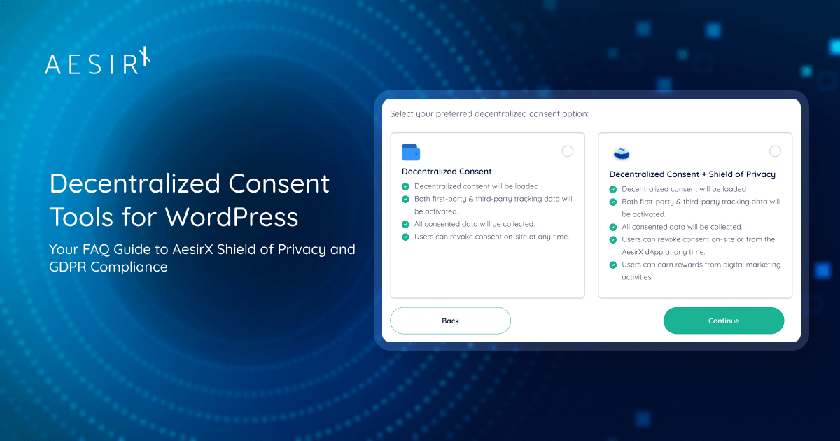 decentralized consent tools for wordpress