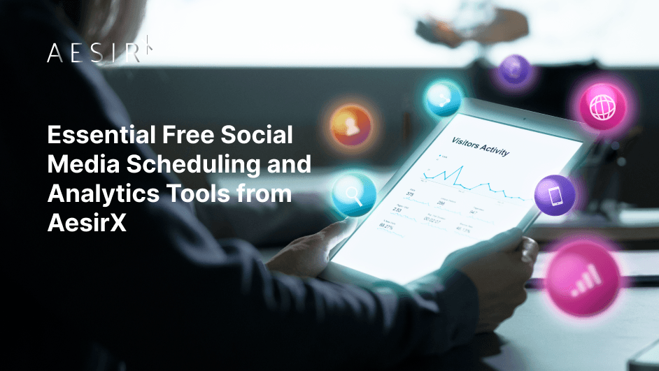 free social media scheduling and analytics tools from aesirx