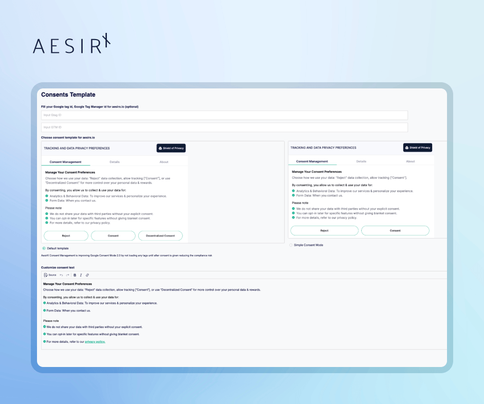 aesirx analytics cmp integrates smoothly with wordpress