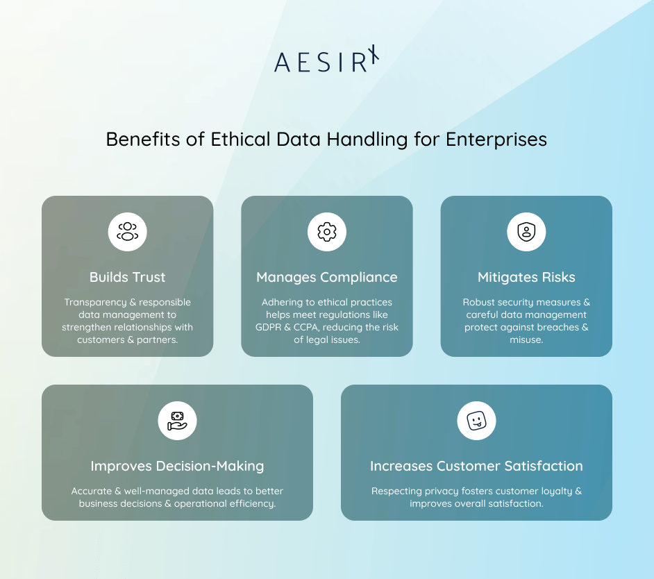 benefits of ethical data handling for enterprises