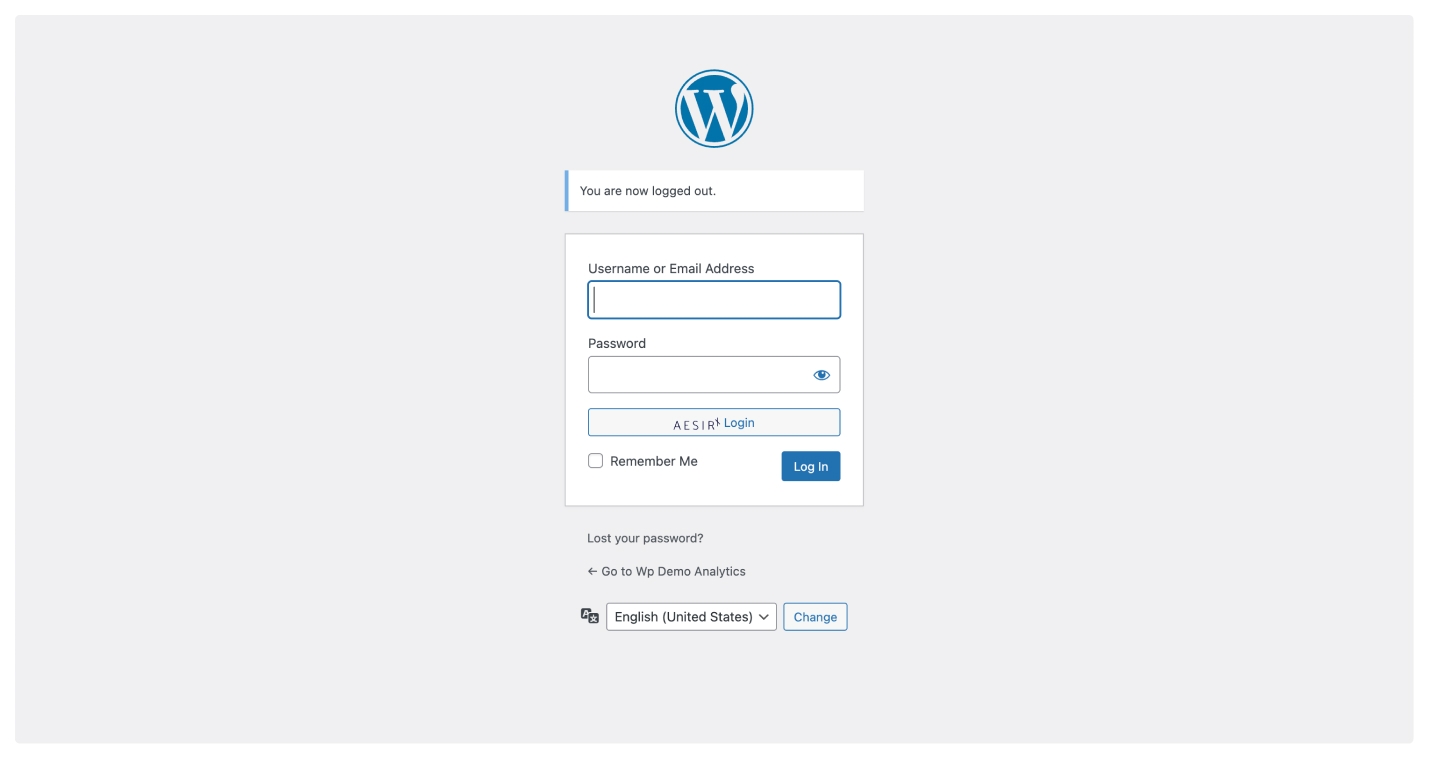 step 2 login aesirx cmp