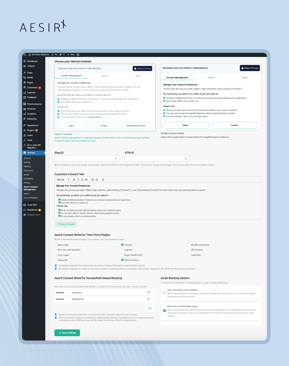 improving your wordpress setup for gdpr and eprivacy directive compliance 3 key steps