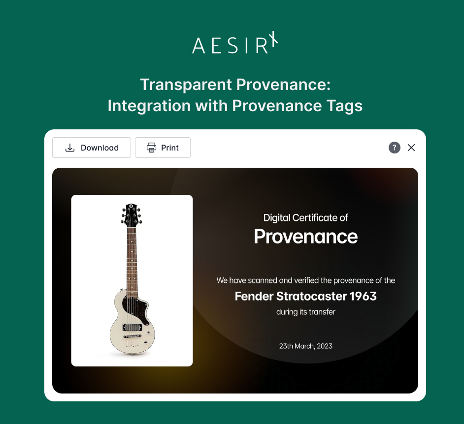 transparent provenance integration with provenance tags