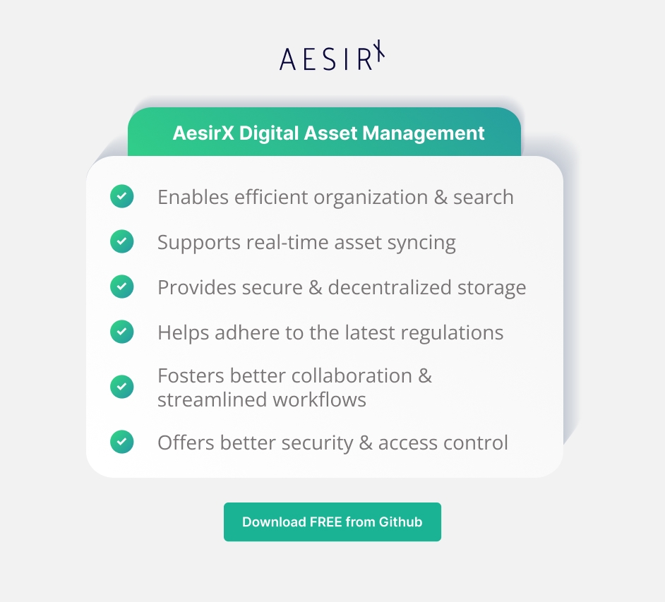 what is aesirx digital asset management