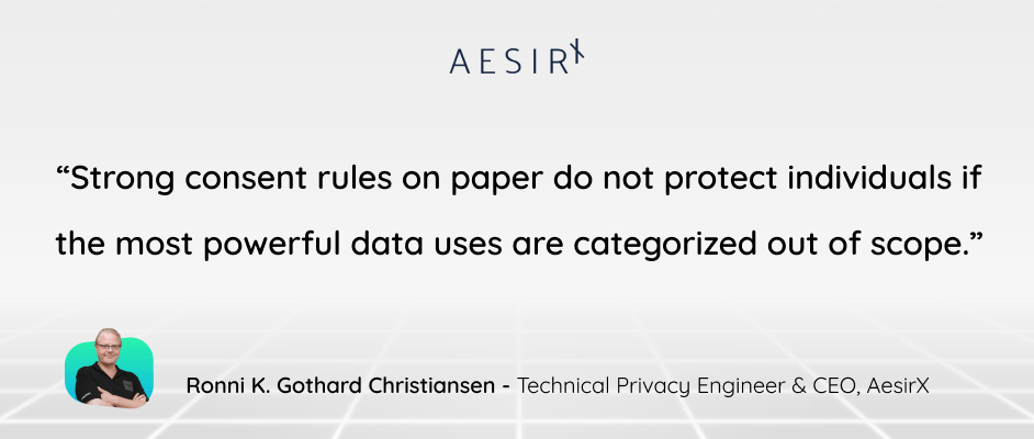 consent rules fail when key data uses are placed out of scope