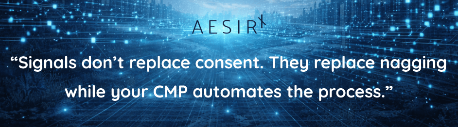 signals simplify ux cmps automate consent
