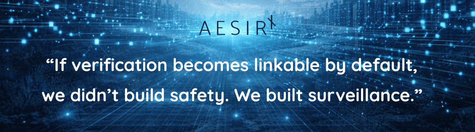 verification should protect users not enable surveillance