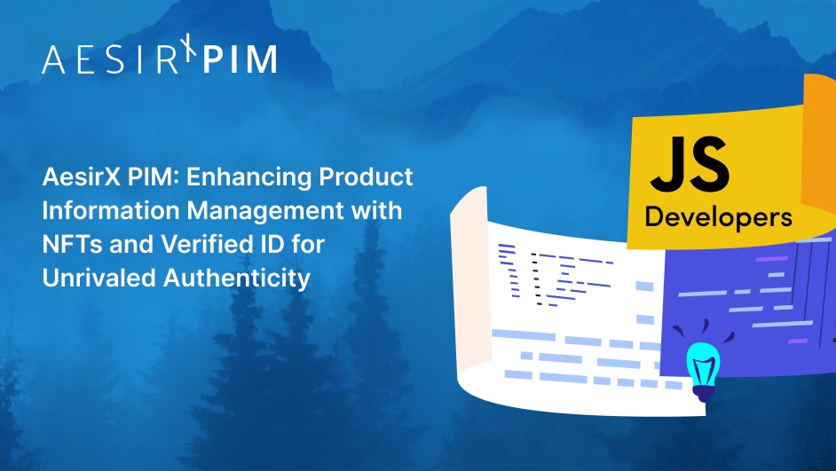 og product information management with nfts and verified id