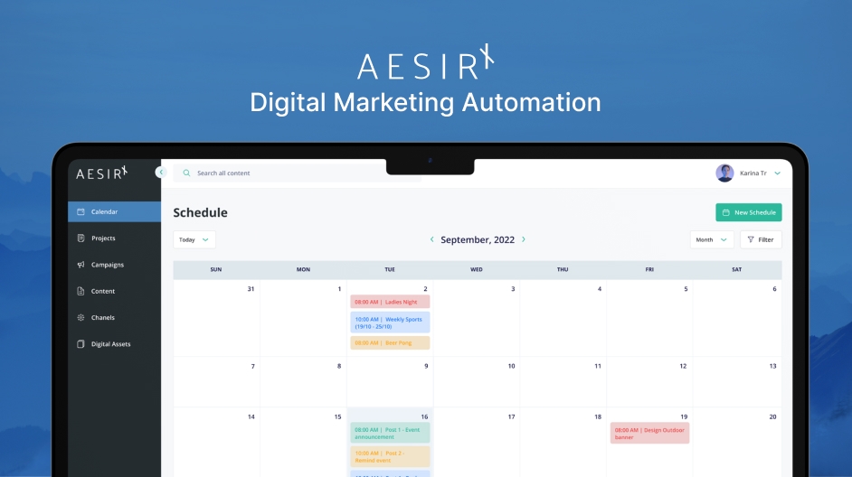 streamlined and customized staff experience with aesirx