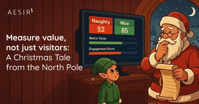 Measure value, not just visitors: A Christmas Tale from the North Pole