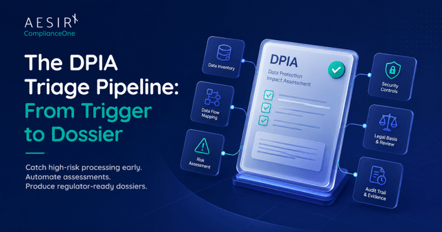 The DPIA Triage Pipeline: From Trigger to Dossier Without a Separate Documentation Project