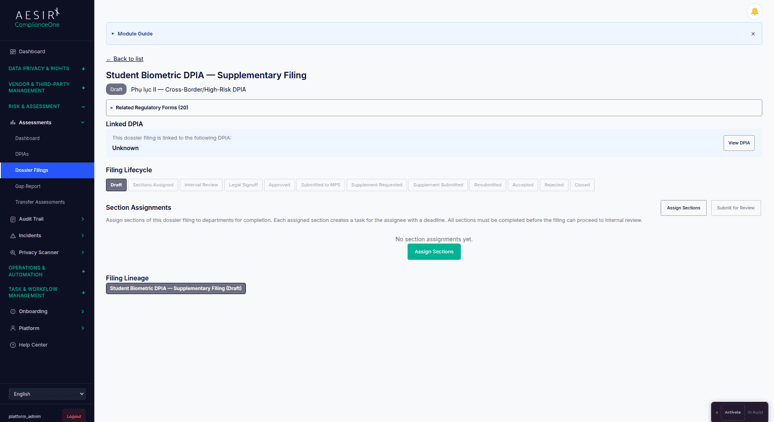 Full MPS Submission Lifecycle