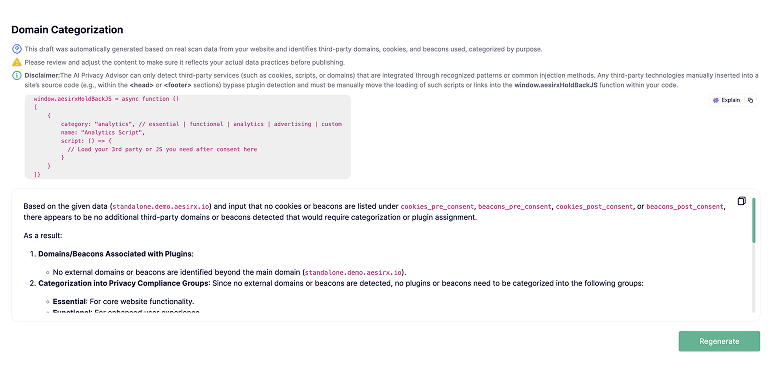 Domain Categorization
