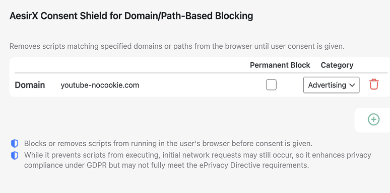 Domain Path Blocking