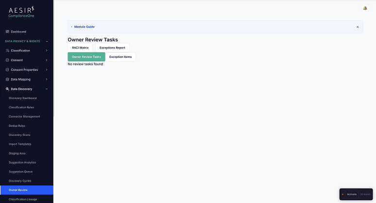 Owner Review Routing with Exception Handling