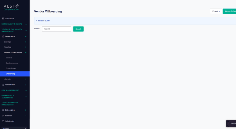 Vendor Offboarding