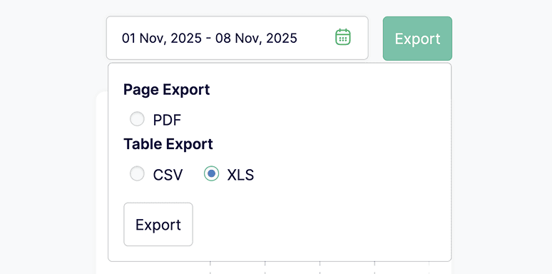 Evidence and Exports