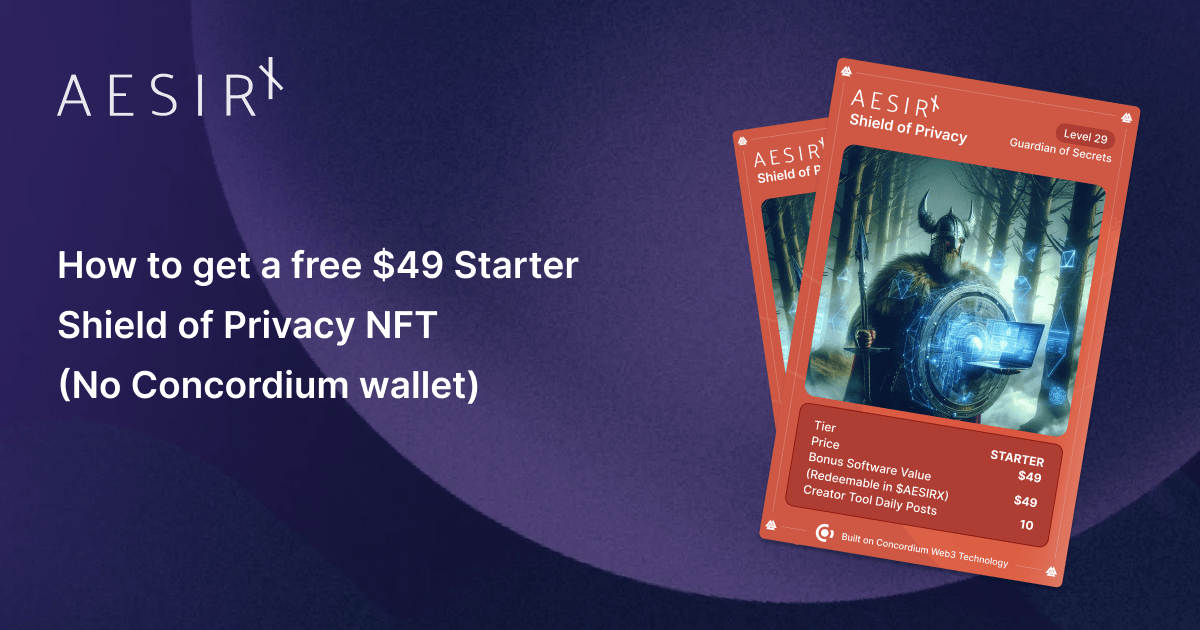 Nft Shield AesirX Shield of Privacy Documentation